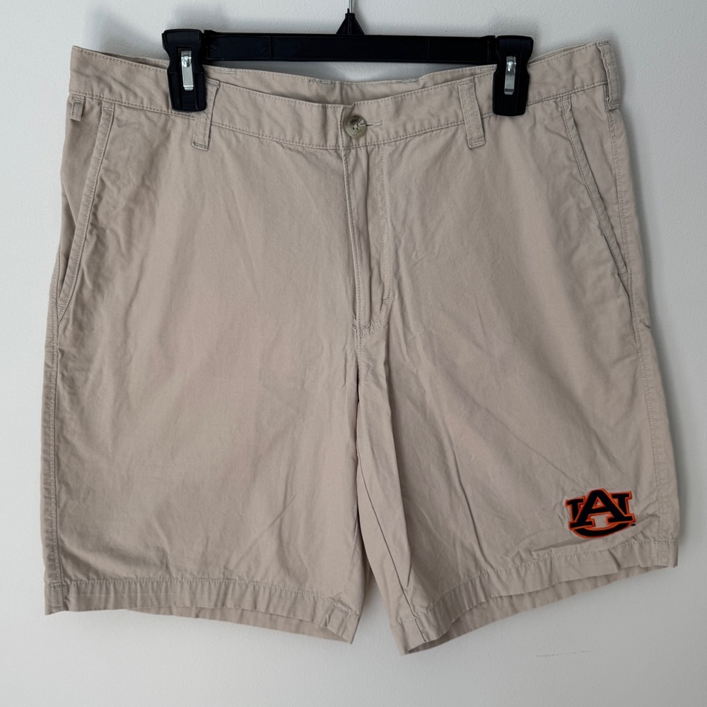 Columbia PFG Auburn Tigers Men's Khaki Shorts